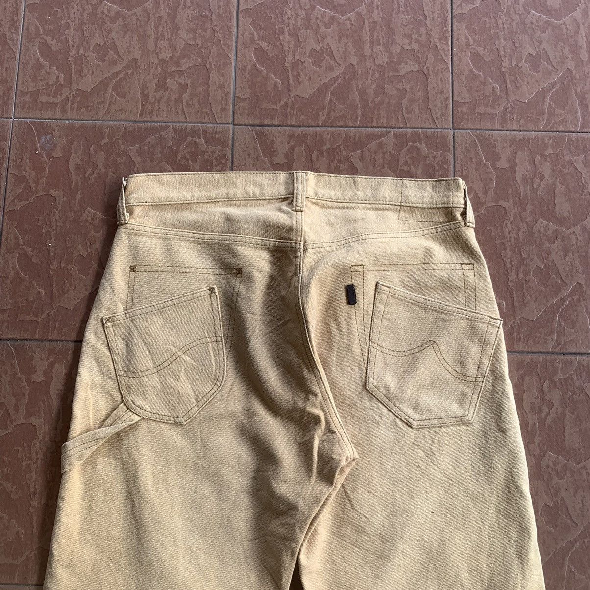Japanese Brand × Vintage DUCK CANVAS TROUSERS JAPANESE VINTAGE WORK WEAR PANTS Size US 33 - 12 Thumbnail