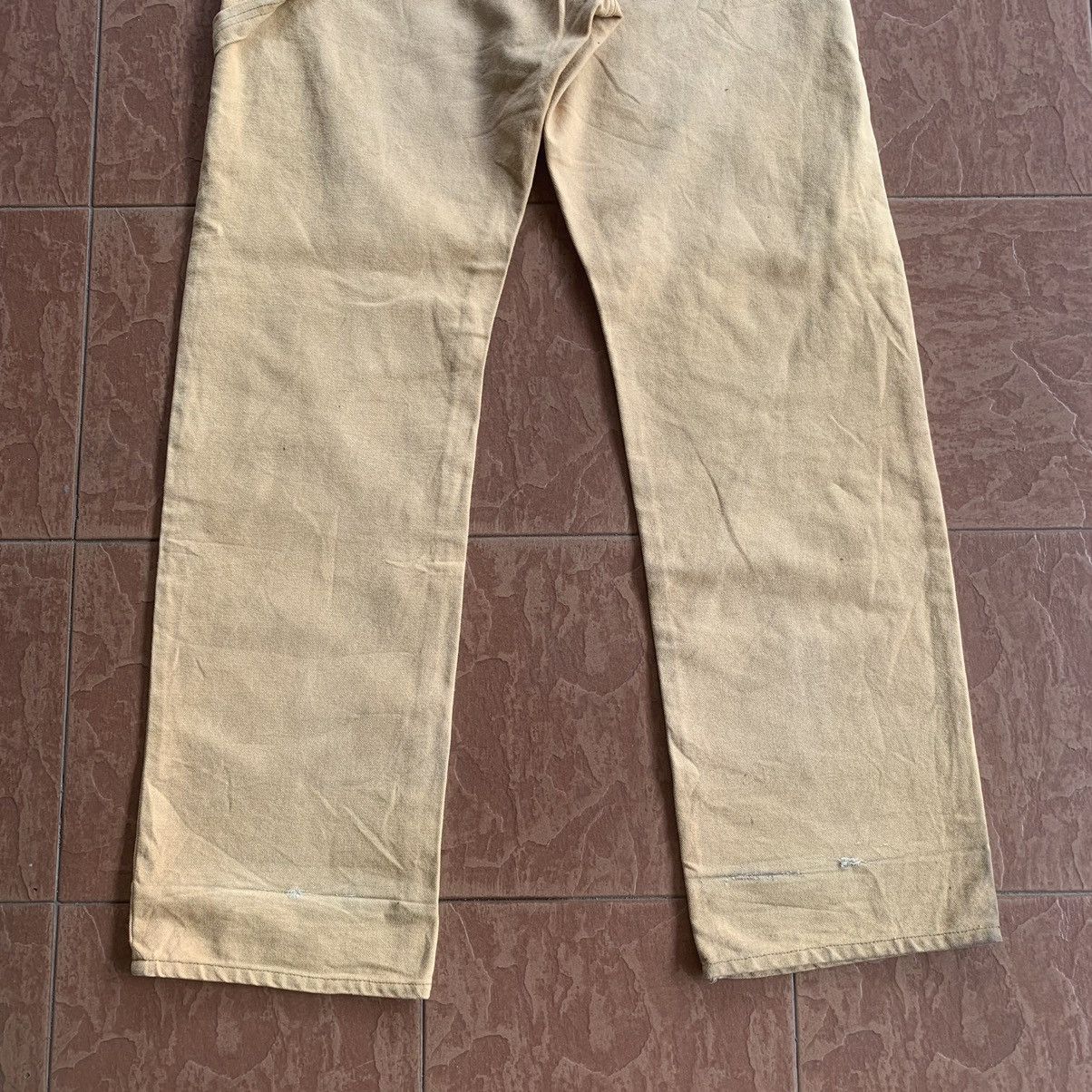 Japanese Brand × Vintage DUCK CANVAS TROUSERS JAPANESE VINTAGE WORK WEAR PANTS Size US 33 - 13 Thumbnail