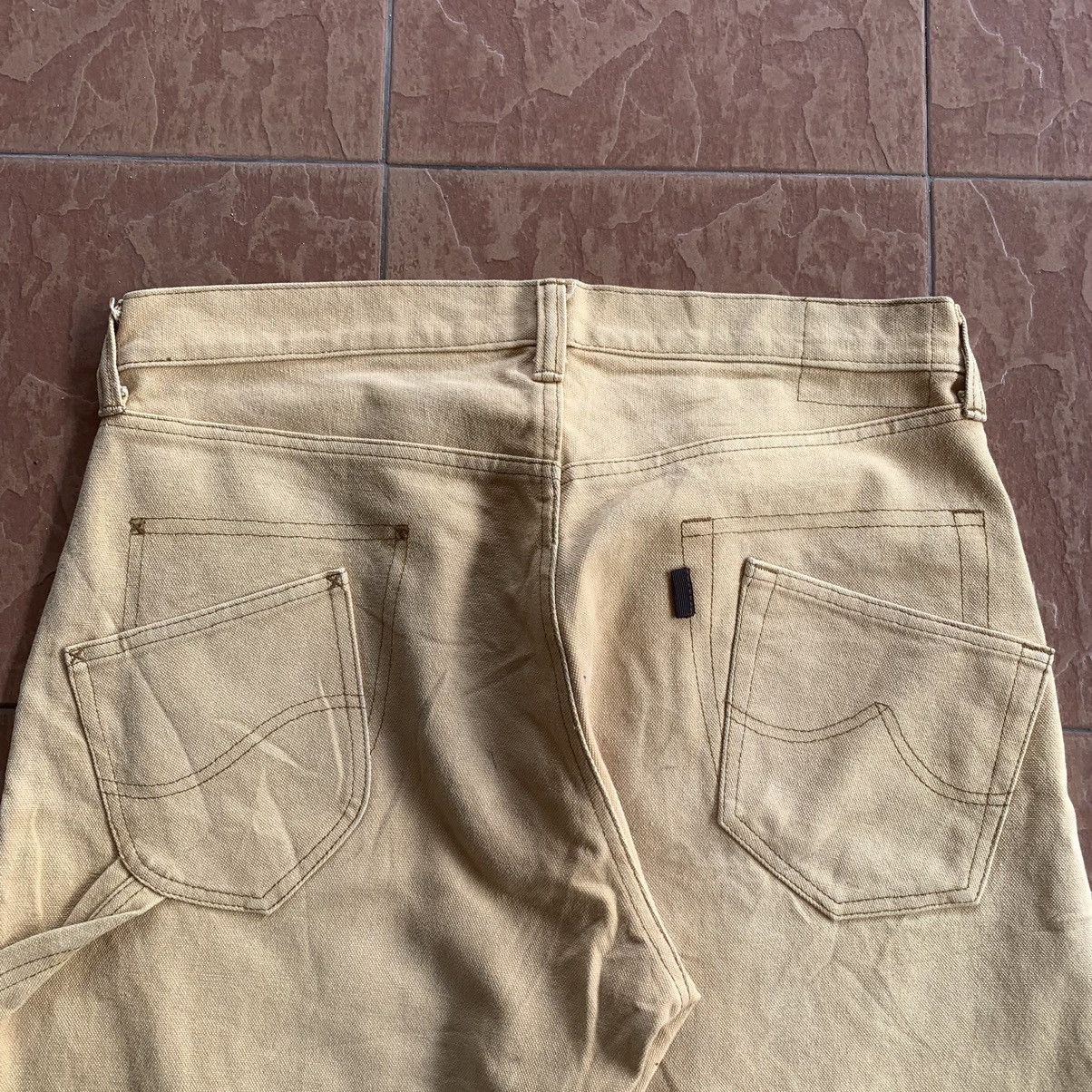 Japanese Brand × Vintage DUCK CANVAS TROUSERS JAPANESE VINTAGE WORK WEAR PANTS Size US 33 - 14 Thumbnail