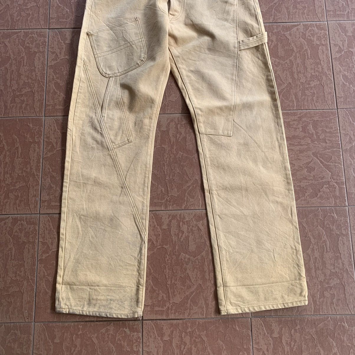 Japanese Brand × Vintage DUCK CANVAS TROUSERS JAPANESE VINTAGE WORK WEAR PANTS Size US 33 - 3 Thumbnail