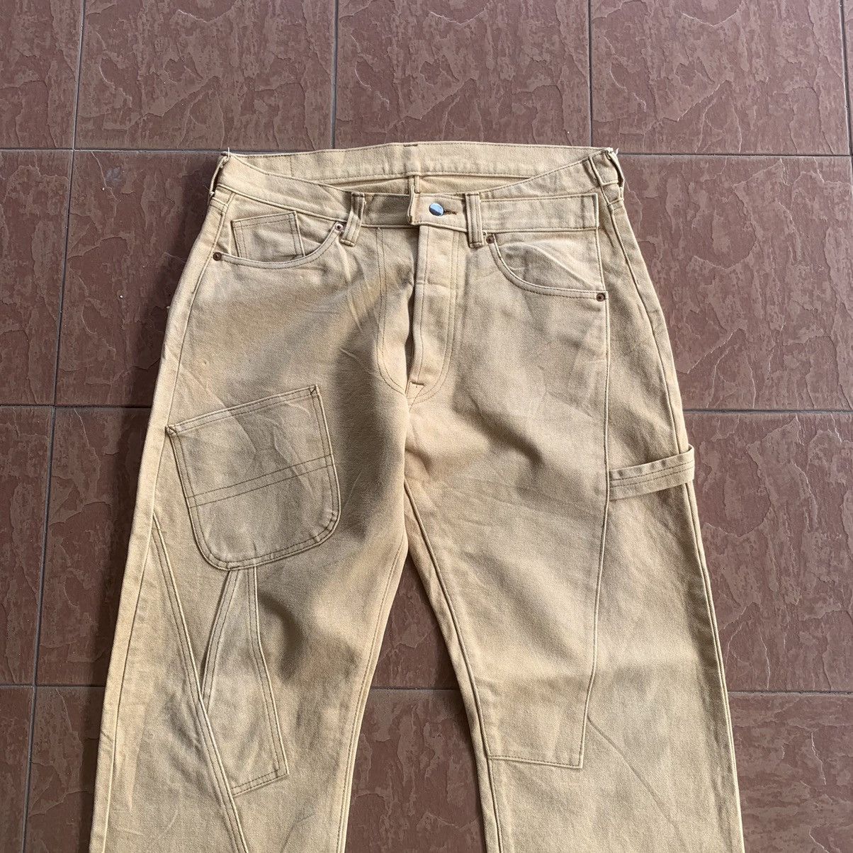 Japanese Brand × Vintage DUCK CANVAS TROUSERS JAPANESE VINTAGE WORK WEAR PANTS Size US 33 - 2 Thumbnail