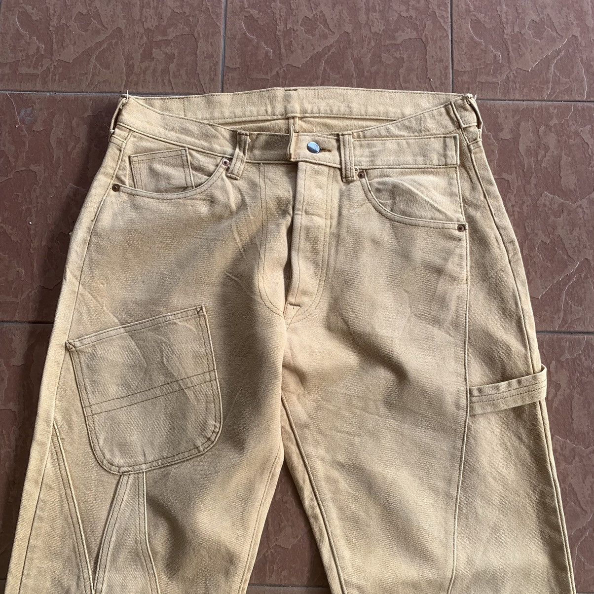 Japanese Brand × Vintage DUCK CANVAS TROUSERS JAPANESE VINTAGE WORK WEAR PANTS Size US 33 - 4 Thumbnail