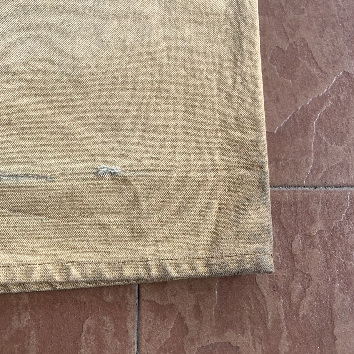Japanese Brand × Vintage DUCK CANVAS TROUSERS JAPANESE VINTAGE WORK WEAR PANTS Size US 33 - 16 Thumbnail