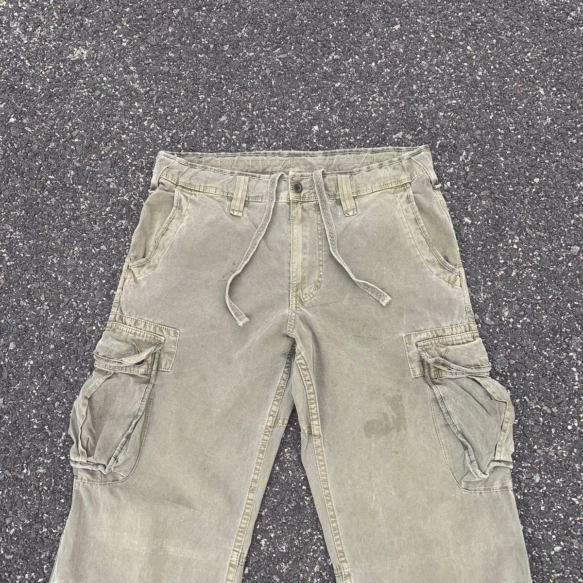 Japanese Brand × Uniqlo Japanese Vintage 36x32 Faded Utility Trousers Cargo Size US 36 / EU 52 - 4 Thumbnail