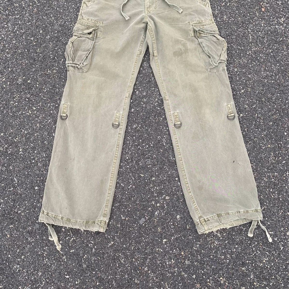 Japanese Brand × Uniqlo Japanese Vintage 36x32 Faded Utility Trousers Cargo Size US 36 / EU 52 - 5 Thumbnail
