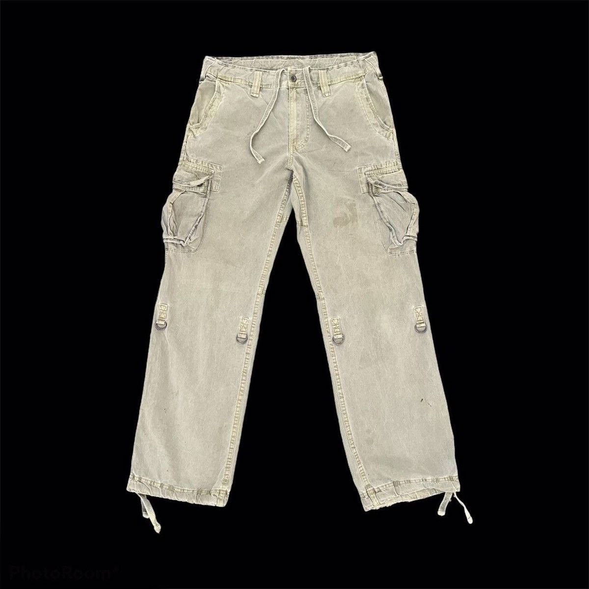 Japanese Brand × Uniqlo Japanese Vintage 36x32 Faded Utility Trousers Cargo Size US 36 / EU 52 - 1 Thumbnail