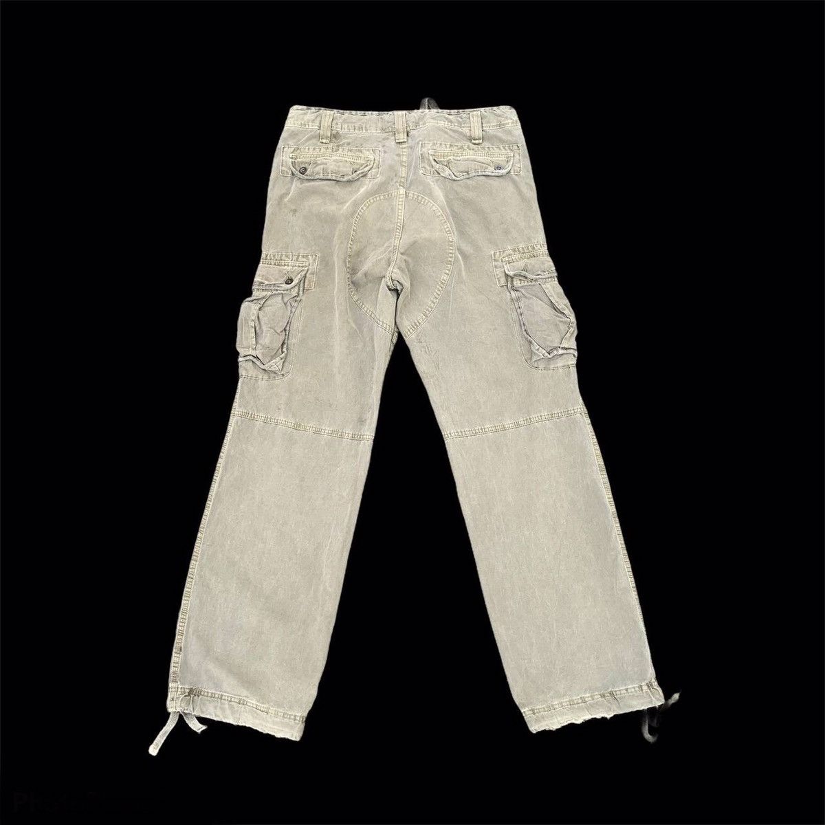 Japanese Brand × Uniqlo Japanese Vintage 36x32 Faded Utility Trousers Cargo Size US 36 / EU 52 - 2 Thumbnail