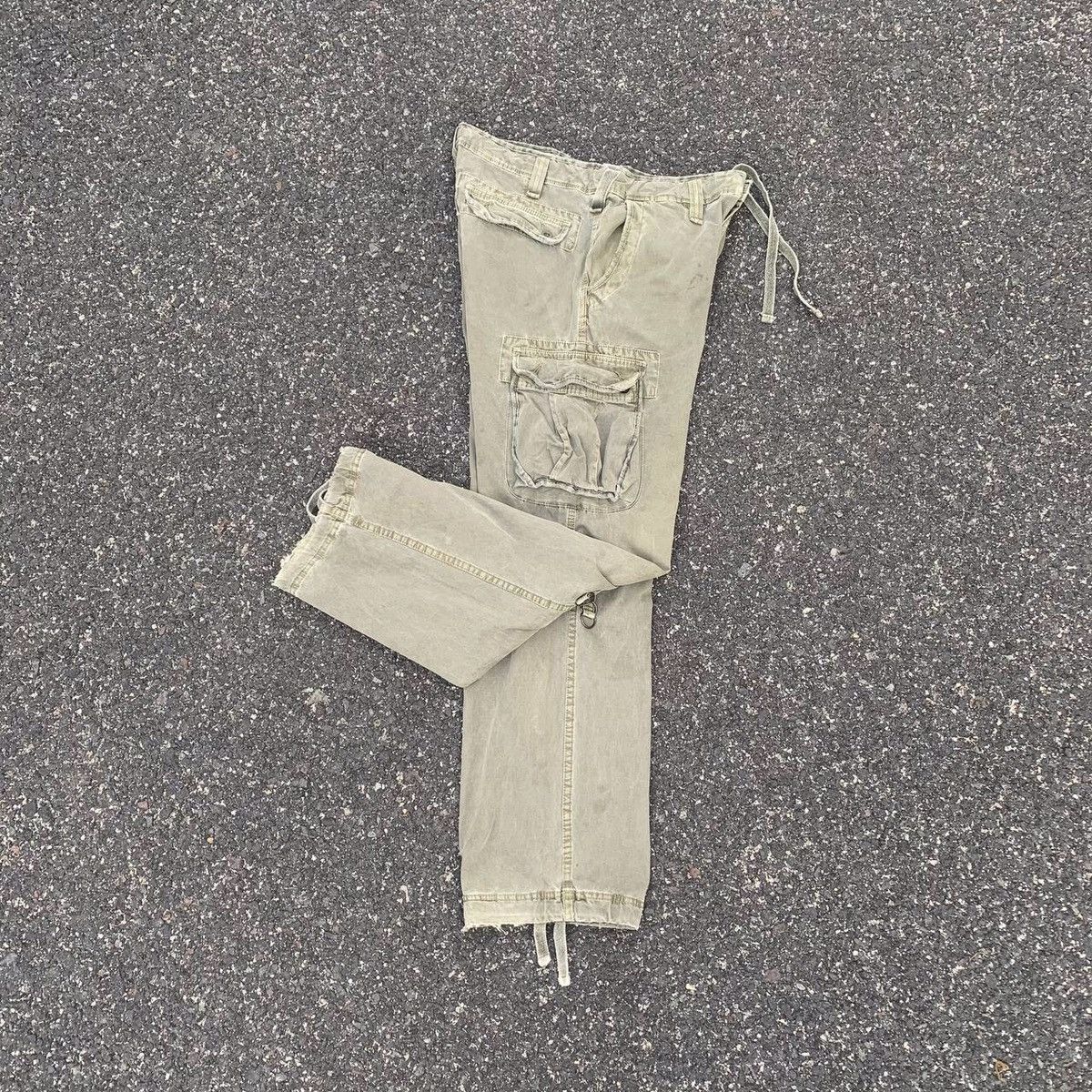 Japanese Brand × Uniqlo Japanese Vintage 36x32 Faded Utility Trousers Cargo Size US 36 / EU 52 - 18 Thumbnail