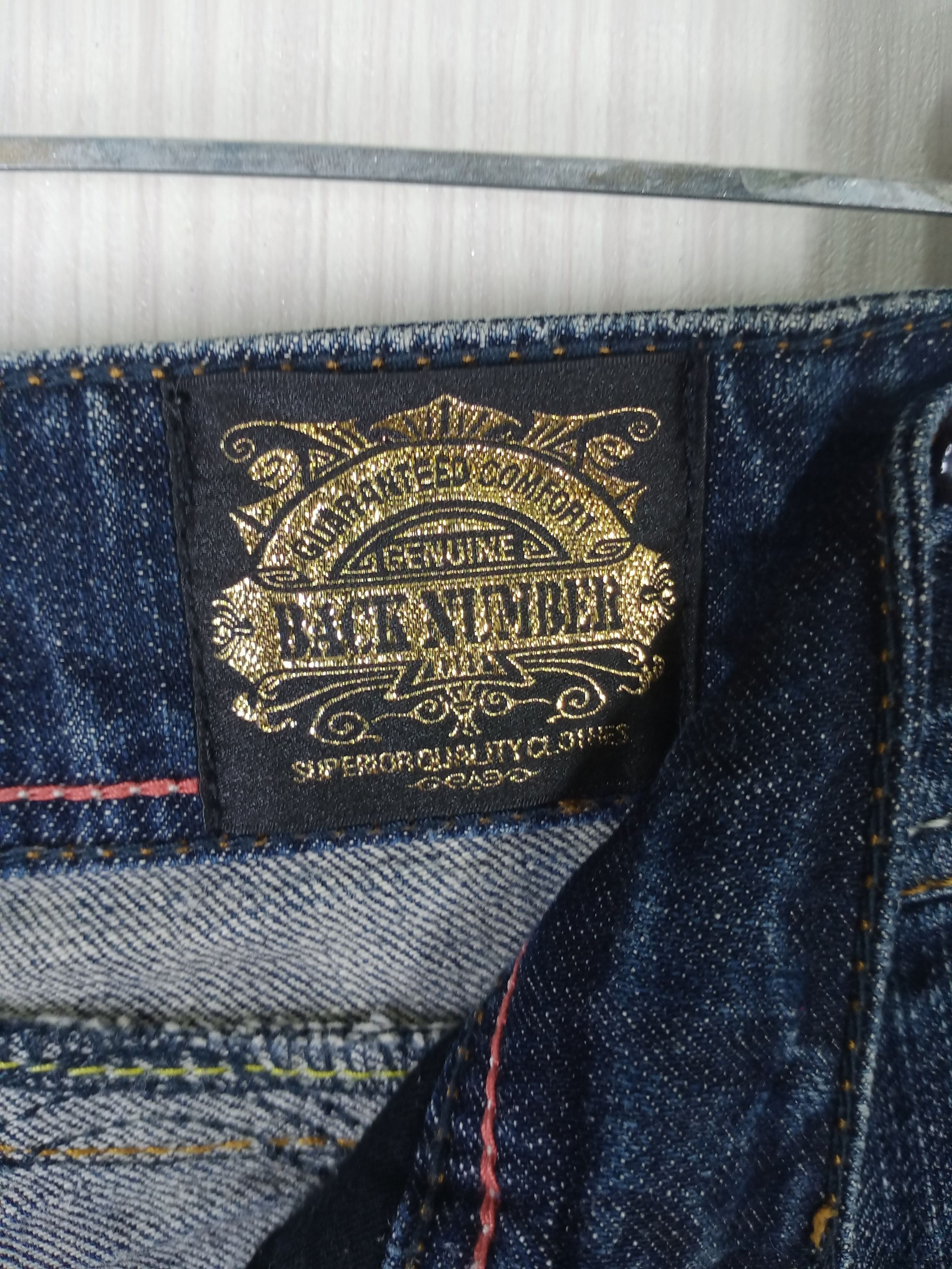 If Six Was Nine Rare Design Back Number Distressed Denim Jeans Size US 29 - 9 Thumbnail