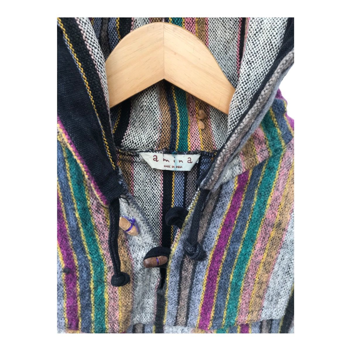 Native Rare Navajo Native Baja Hoodie Jacket Size US M / EU 48-50 / 2 - 2 Thumbnail