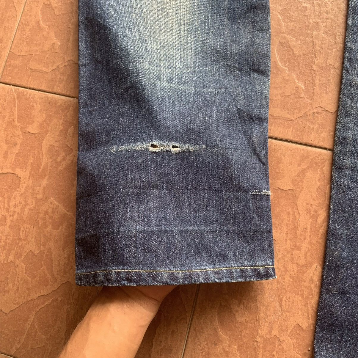 Japanese Brand × Kaihara Denim KAIHARA DENIM JAPANESE VINTAGE JEANS BACK NUMBER TROUSERS Size US 36 / EU 52 - 13 Thumbnail