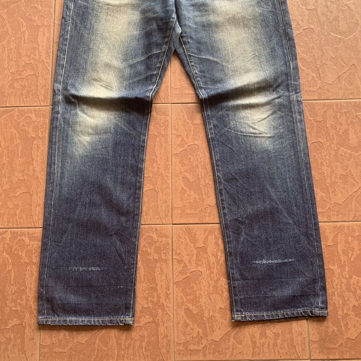 Japanese Brand × Kaihara Denim KAIHARA DENIM JAPANESE VINTAGE JEANS BACK NUMBER TROUSERS Size US 36 / EU 52 - 3 Thumbnail