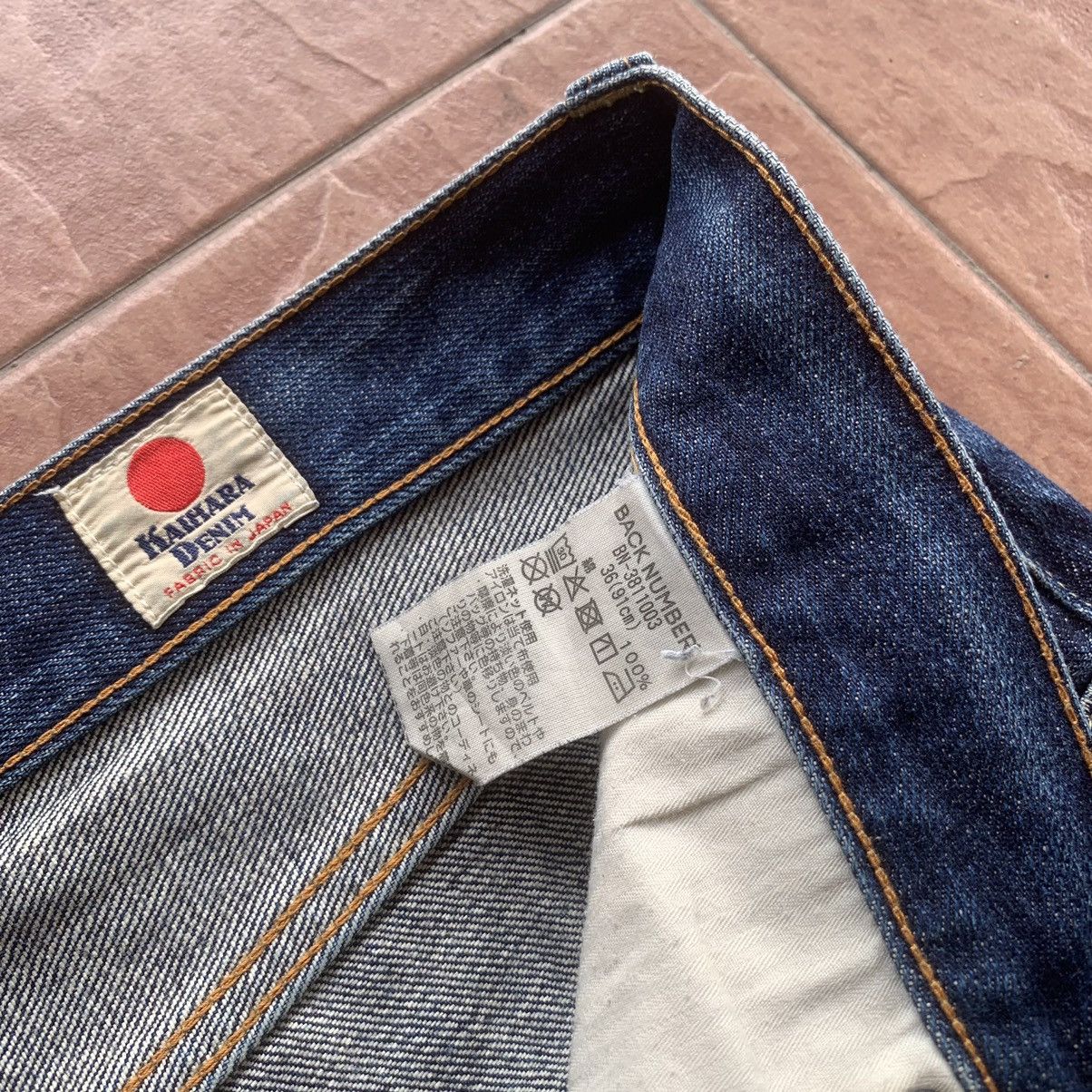 Japanese Brand × Kaihara Denim KAIHARA DENIM JAPANESE VINTAGE JEANS BACK NUMBER TROUSERS Size US 36 / EU 52 - 7 Thumbnail