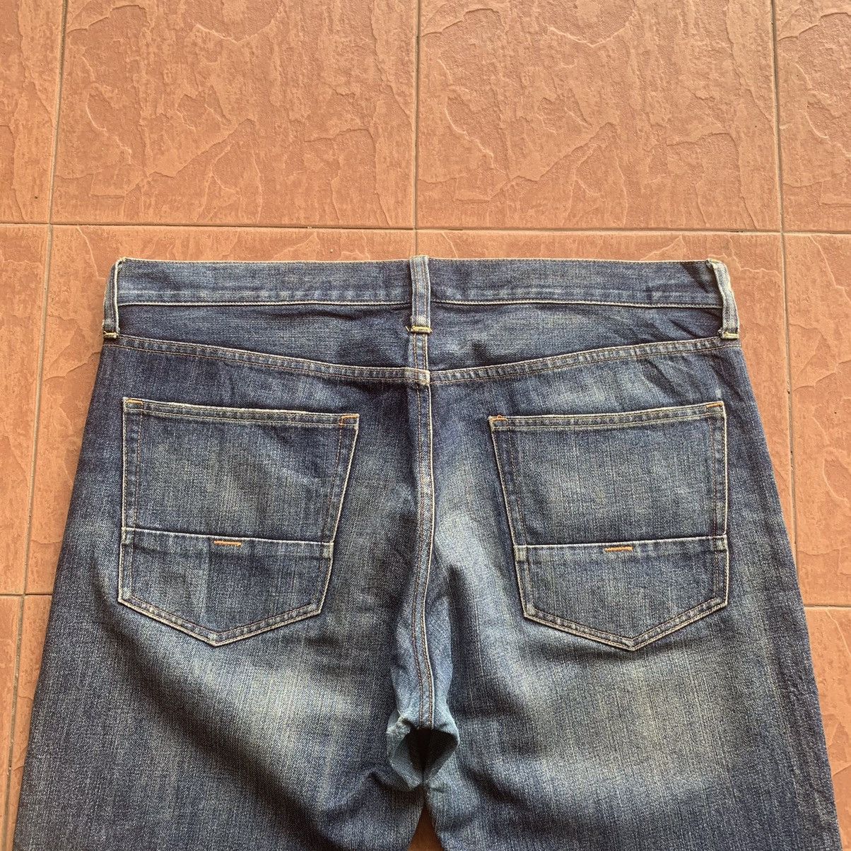 Japanese Brand × Kaihara Denim KAIHARA DENIM JAPANESE VINTAGE JEANS BACK NUMBER TROUSERS Size US 36 / EU 52 - 9 Thumbnail
