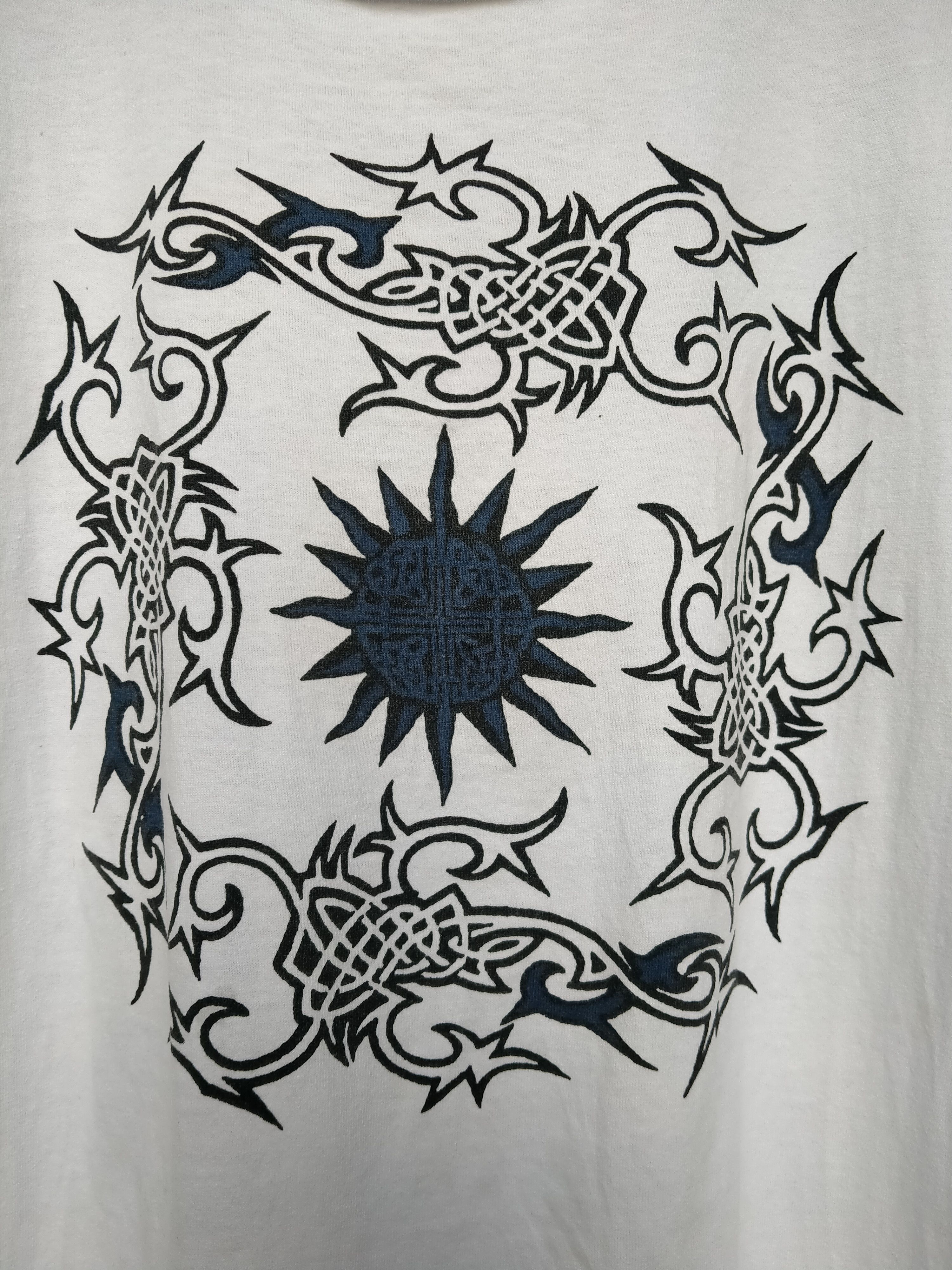 Japanese Brand Vintage 80s Jun Men Art Psychedelic Tee Size US M / EU 48-50 / 2 - 3 Thumbnail