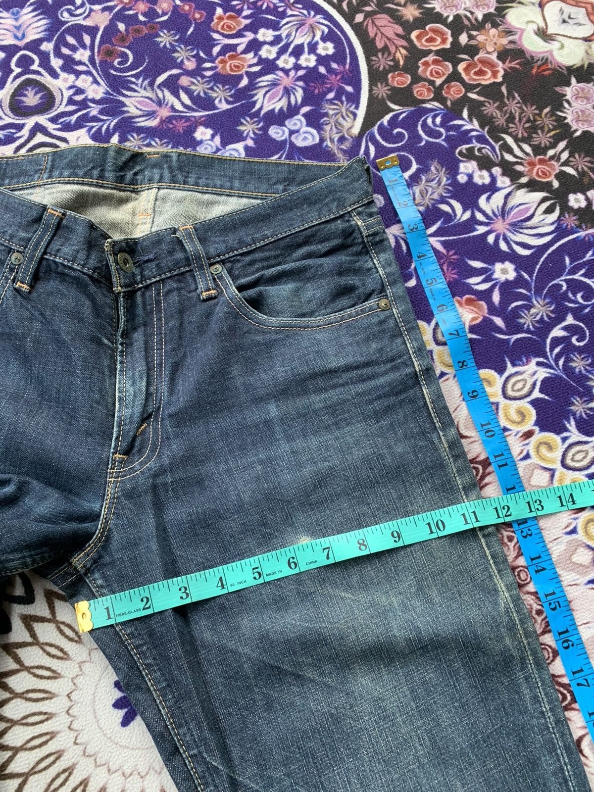 Levi's Vintage Clothing Levis 502 Faded Wash Denim Size US 33 - 16 Thumbnail