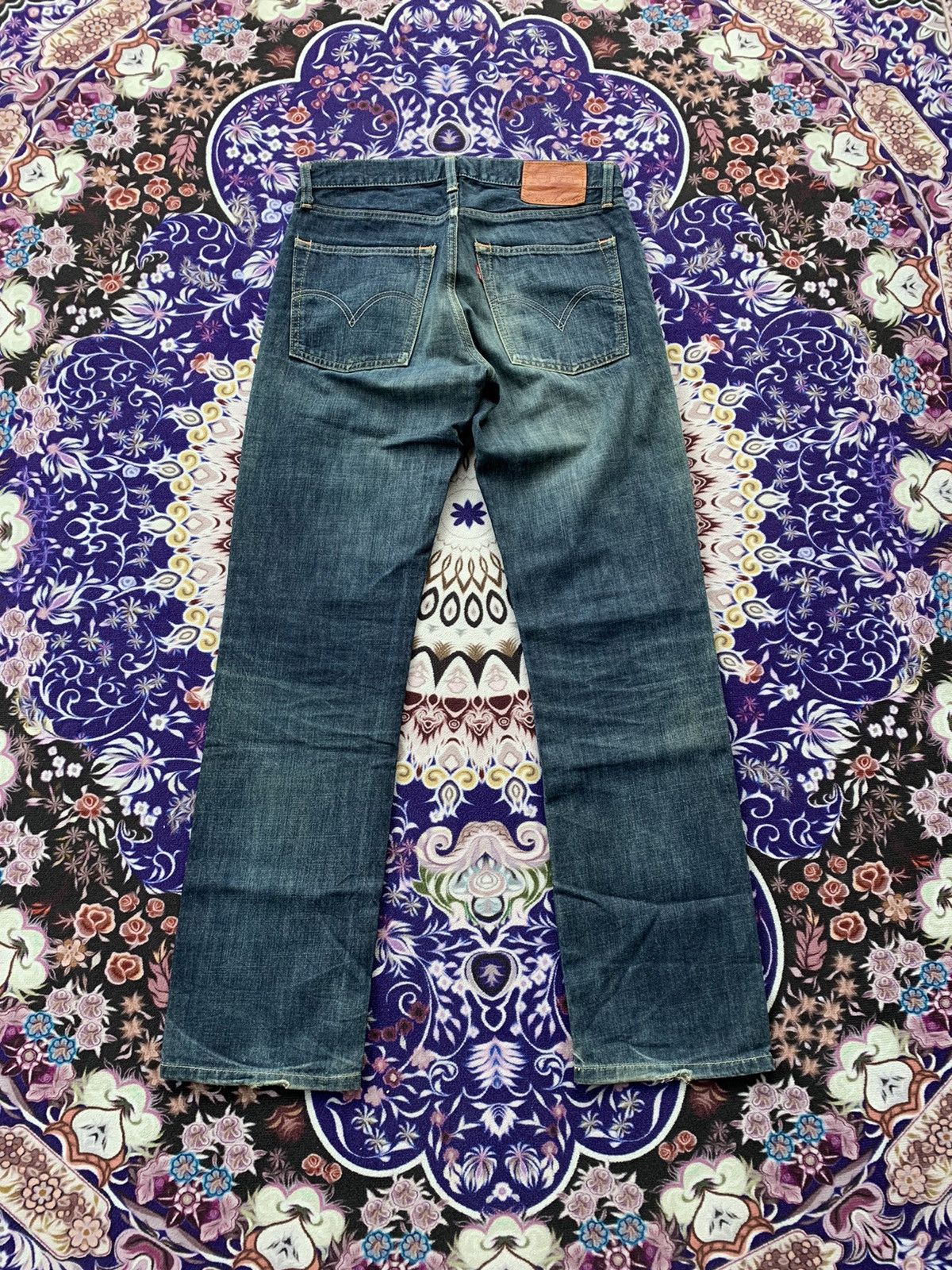 Levi's Vintage Clothing Levis 502 Faded Wash Denim Size US 33 - 9 Thumbnail