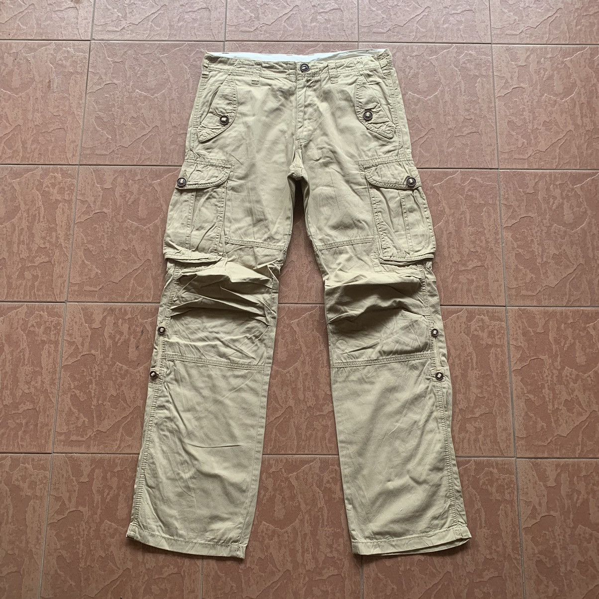 Japanese Brand × Vintage M-65 Pattern Inspired U.SArmy Trousers JapaneseVintage Cargo Size US 31 - 1 Thumbnail