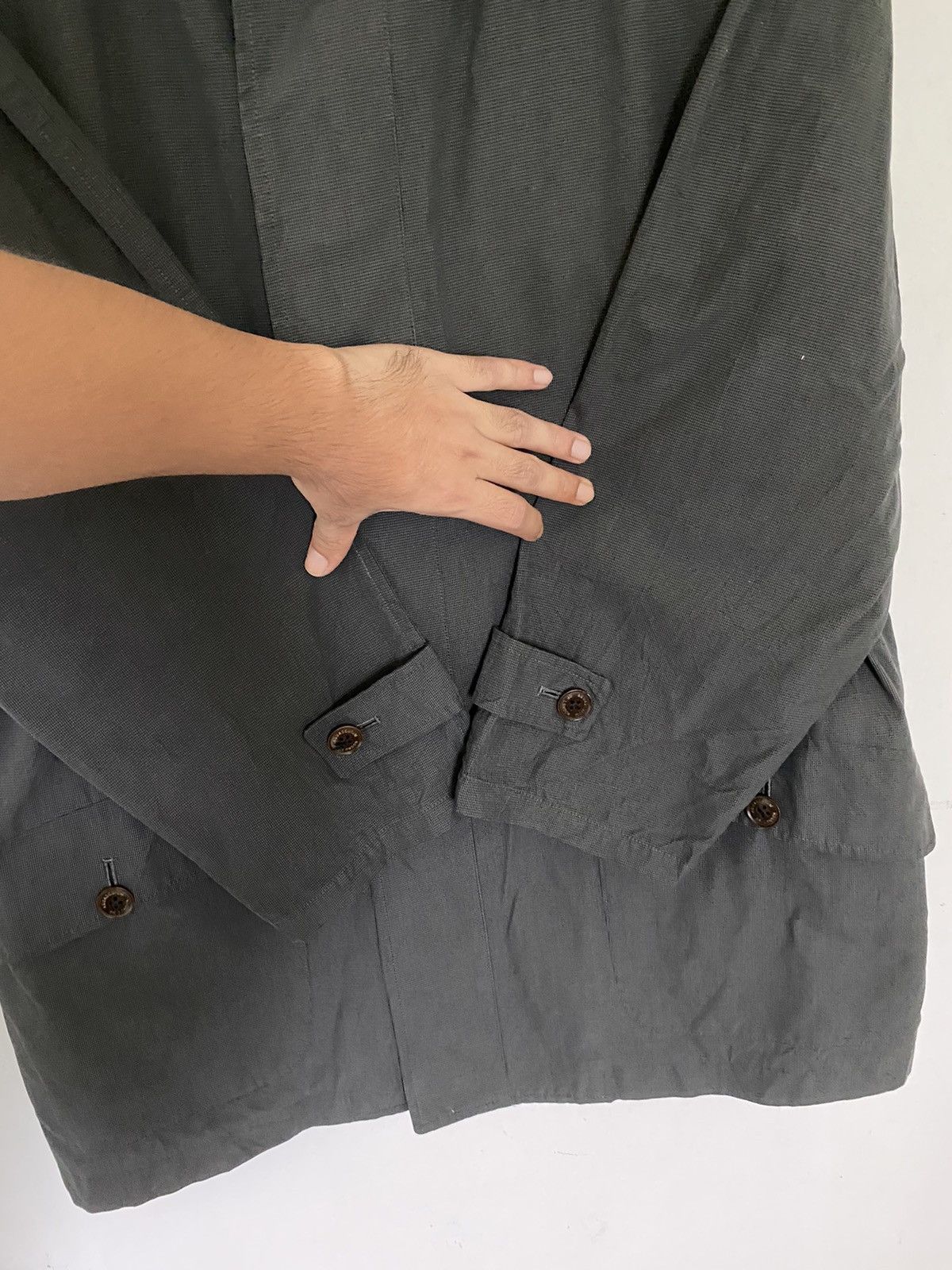 Aquascutum × Designer × Vintage OFFER🔥Vintage Aquasqutum Button Up Jacket Size US XL / EU 56 / 4 - 4 Thumbnail