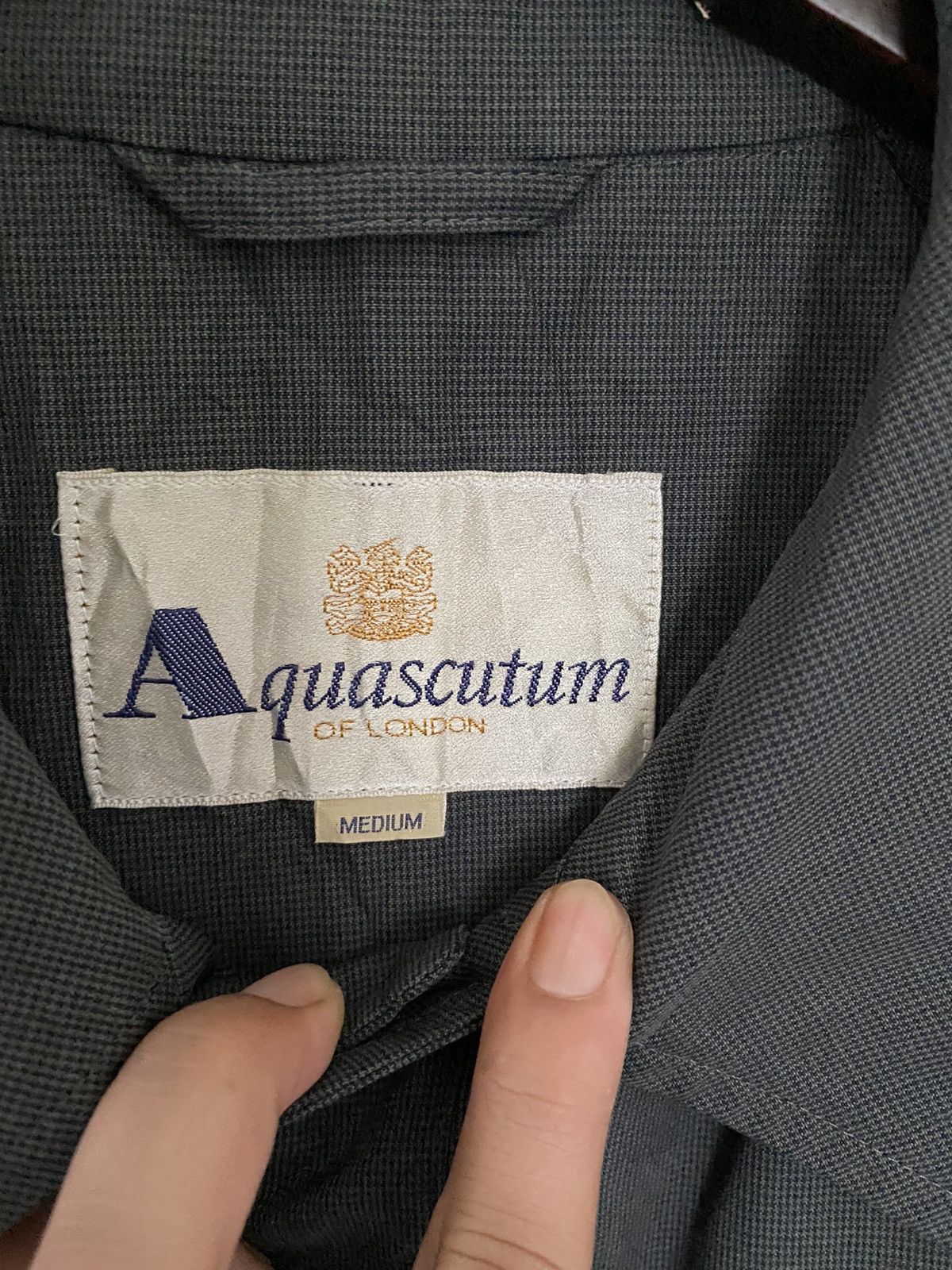 Aquascutum × Designer × Vintage OFFER🔥Vintage Aquasqutum Button Up Jacket Size US XL / EU 56 / 4 - 6 Thumbnail
