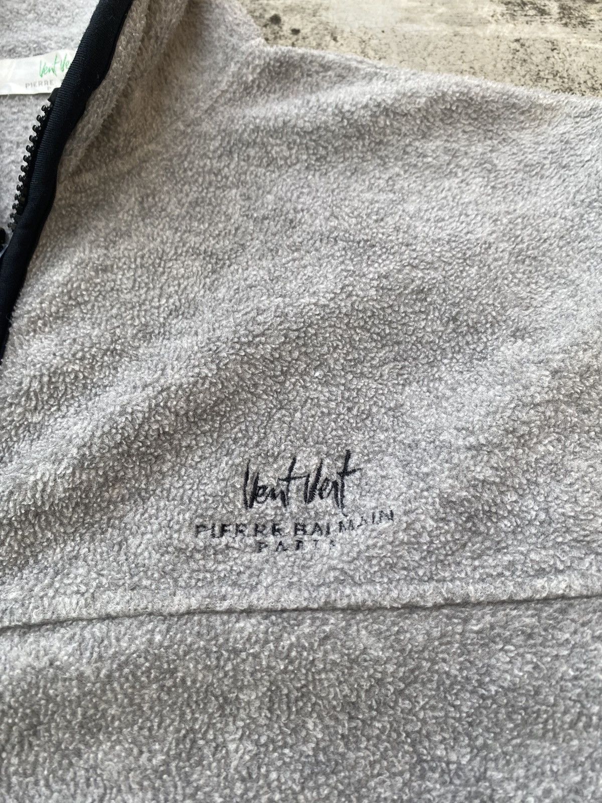 Balmain × Vintage Vintage Vent Vent Pierre Balmain Fleece Zip Up Jacket Size US L / EU 52-54 / 3 - 5 Thumbnail