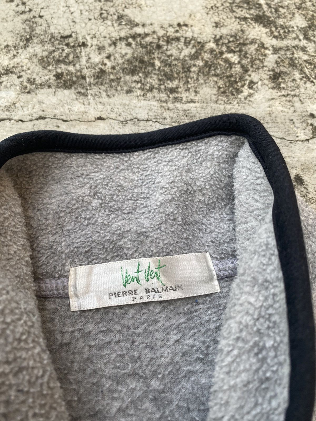 Balmain × Vintage Vintage Vent Vent Pierre Balmain Fleece Zip Up Jacket Size US L / EU 52-54 / 3 - 6 Thumbnail