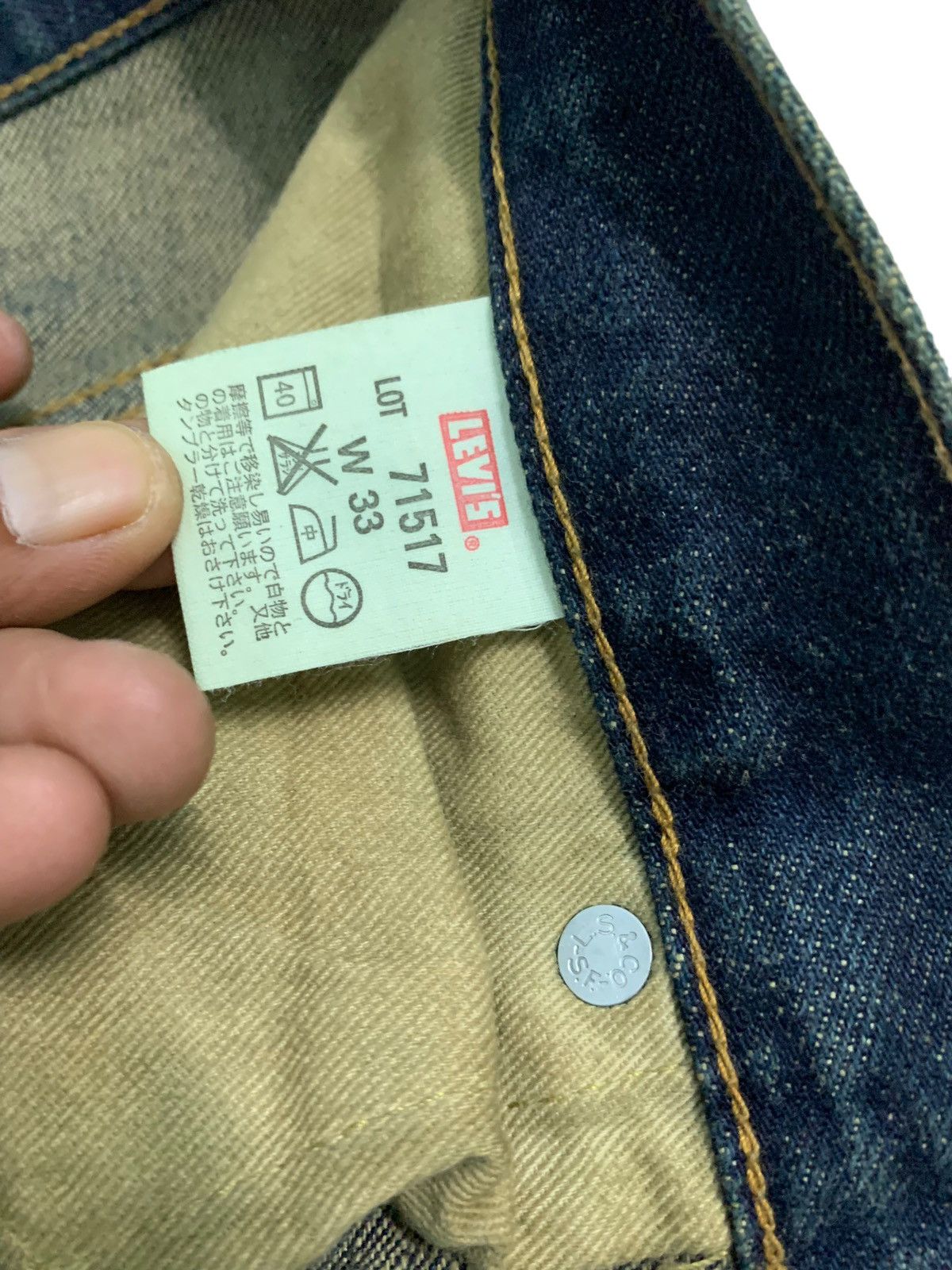 Levi's Vintage LVC Levis 517 Big E Distressed Flare Jeans Size US 32 / EU 48 - 11 Thumbnail