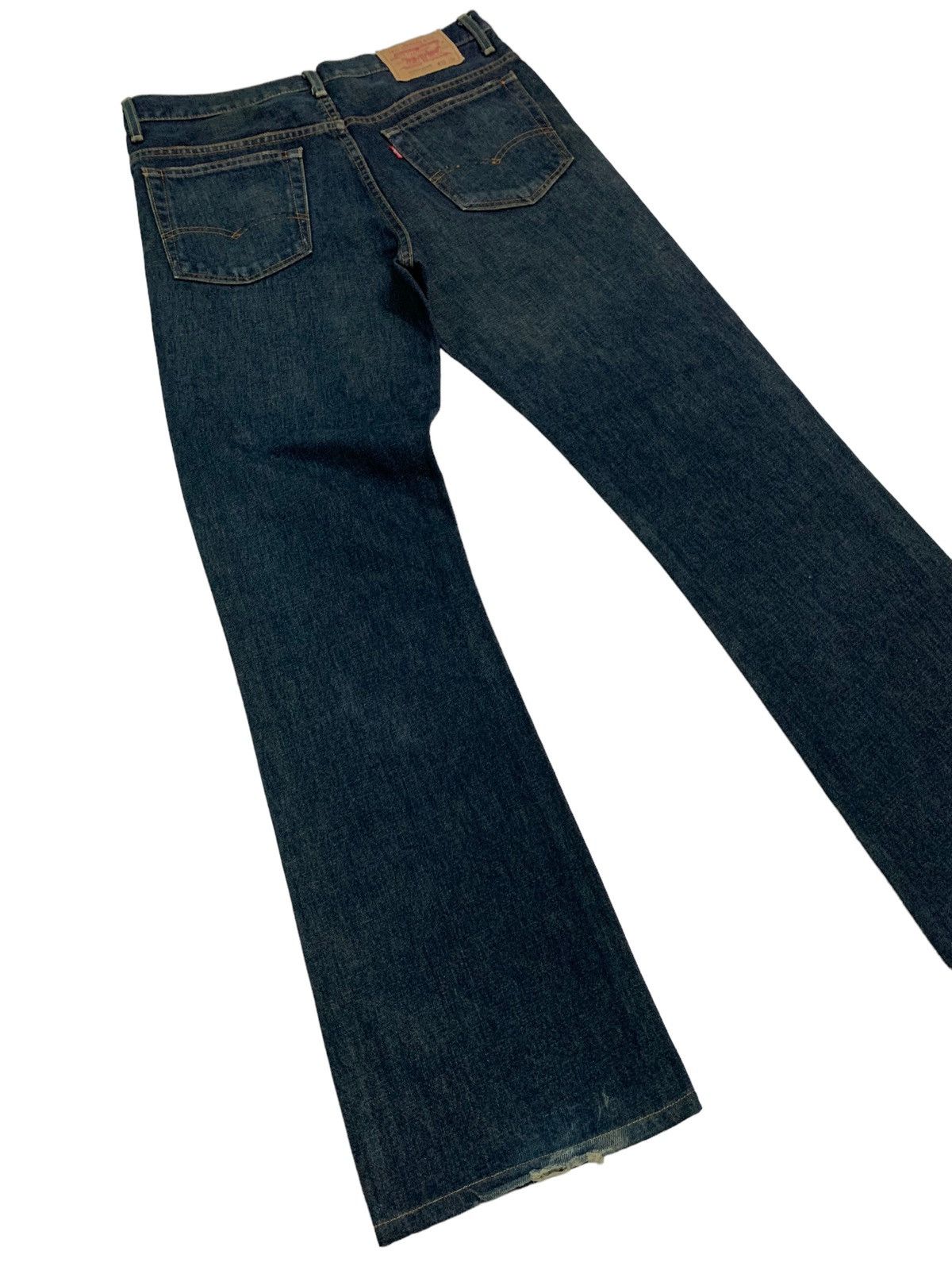 Levi's Vintage LVC Levis 517 Big E Distressed Flare Jeans Size US 32 / EU 48 - 2 Thumbnail