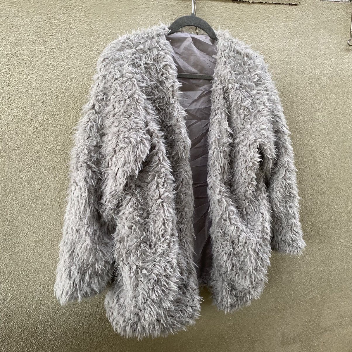 image of If Six Was Nine x Vintage Hairy Fluffy Faux Fur Japan Cardigan, Women's (Size Medium)