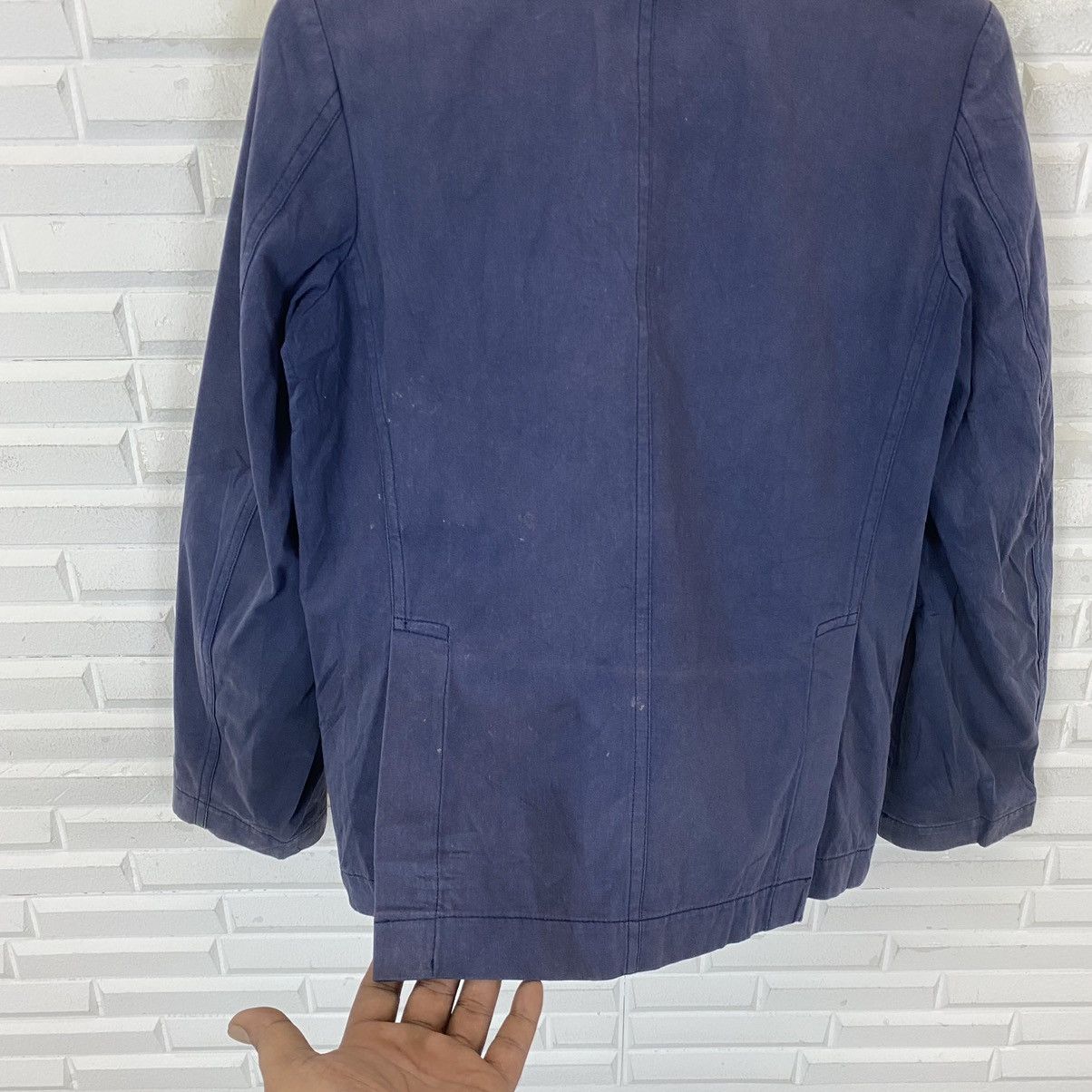 Comme des Garcons ☀️AD2000 Tricot CdG navy light jacket Size US M / EU 48-50 / 2 - 9 Thumbnail