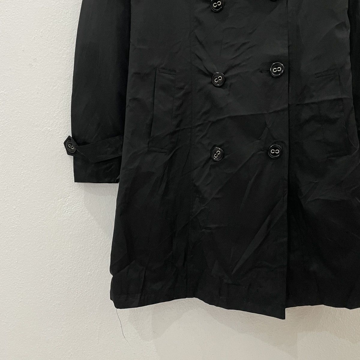 Max Mara Vintage Maxmara Trench Coat Jacket Size L / US 10 / IT 46 - 3 Thumbnail