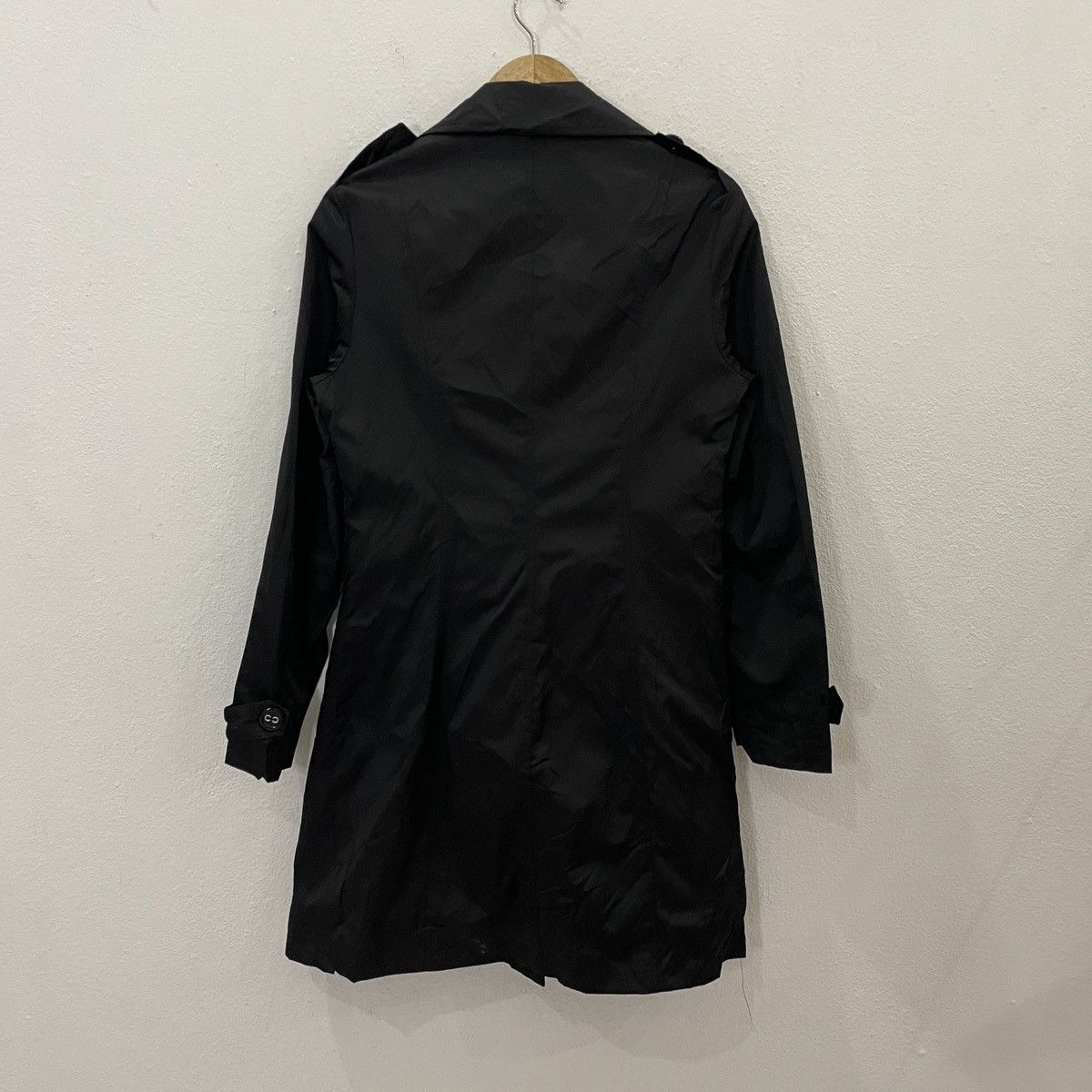 Max Mara Vintage Maxmara Trench Coat Jacket Size L / US 10 / IT 46 - 7 Thumbnail