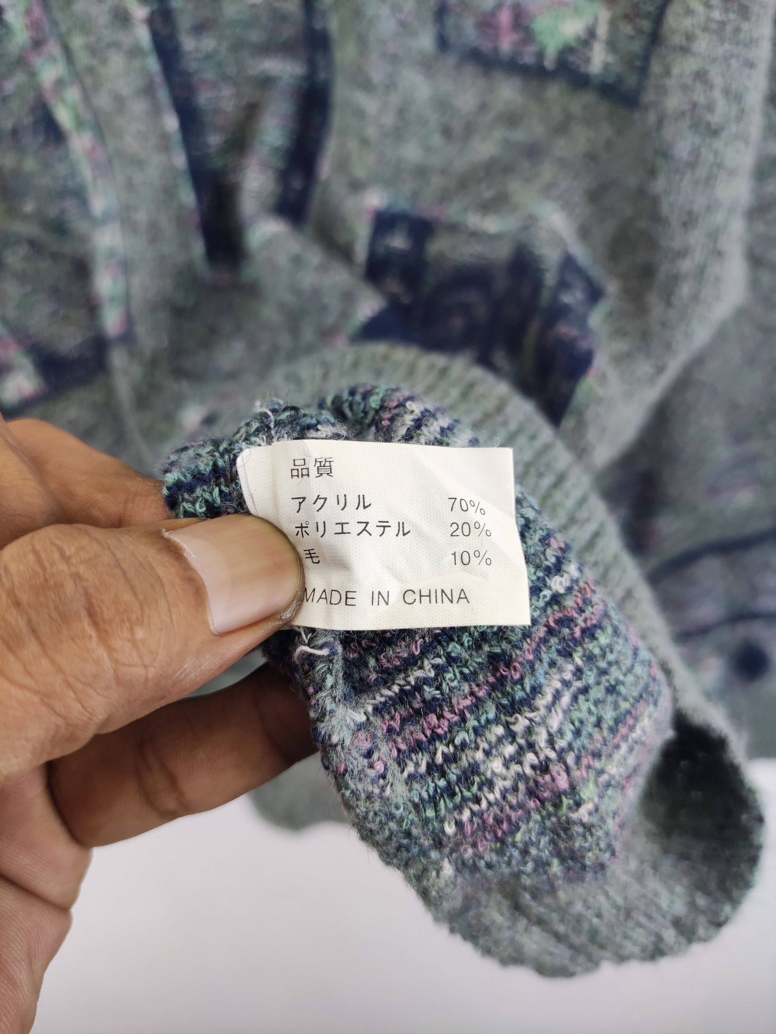 Aran Isles Knitwear Vintage Louis Pitaud Knit Sweater Crewneck Art Print Size US M / EU 48-50 / 2 - 4 Thumbnail