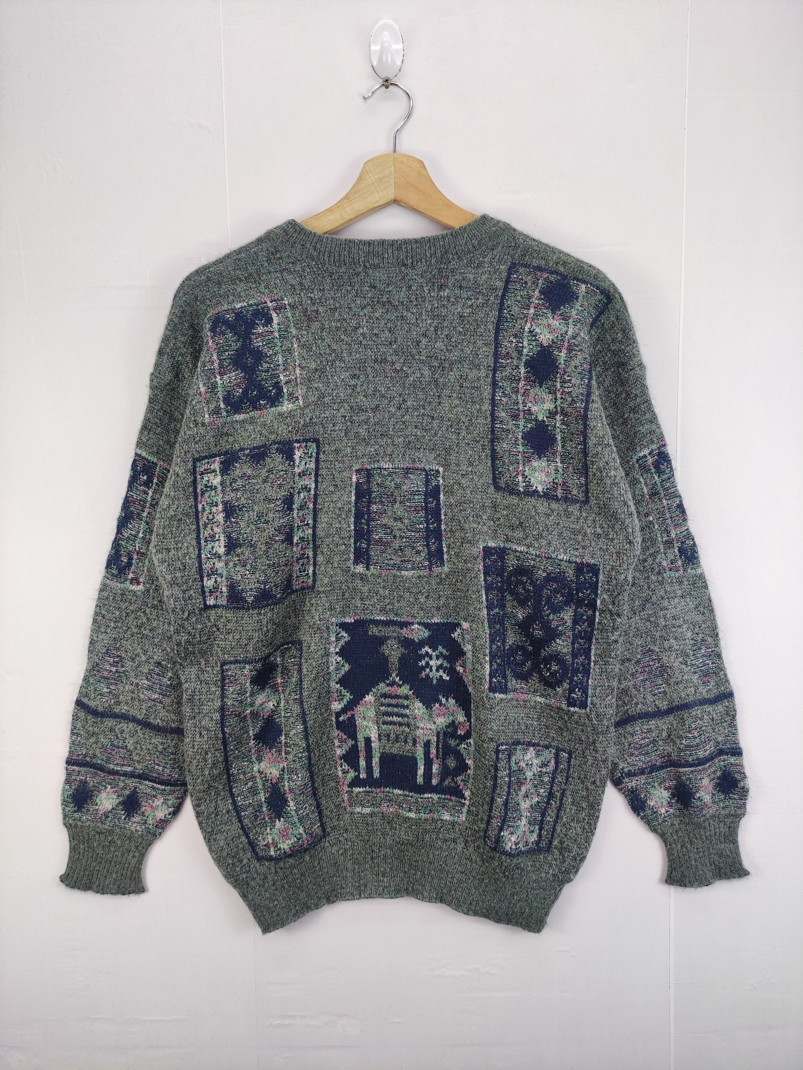 Aran Isles Knitwear Vintage Louis Pitaud Knit Sweater Crewneck Art Print Size US M / EU 48-50 / 2 - 5 Thumbnail