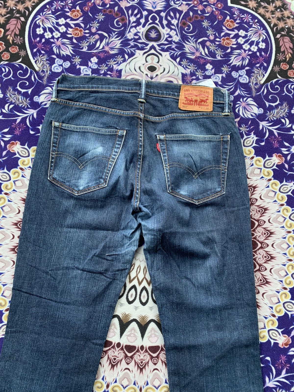 Levi's Vintage Clothing Levis 511 Faded Wash Denim Size US 32 / EU 48 - 7 Thumbnail
