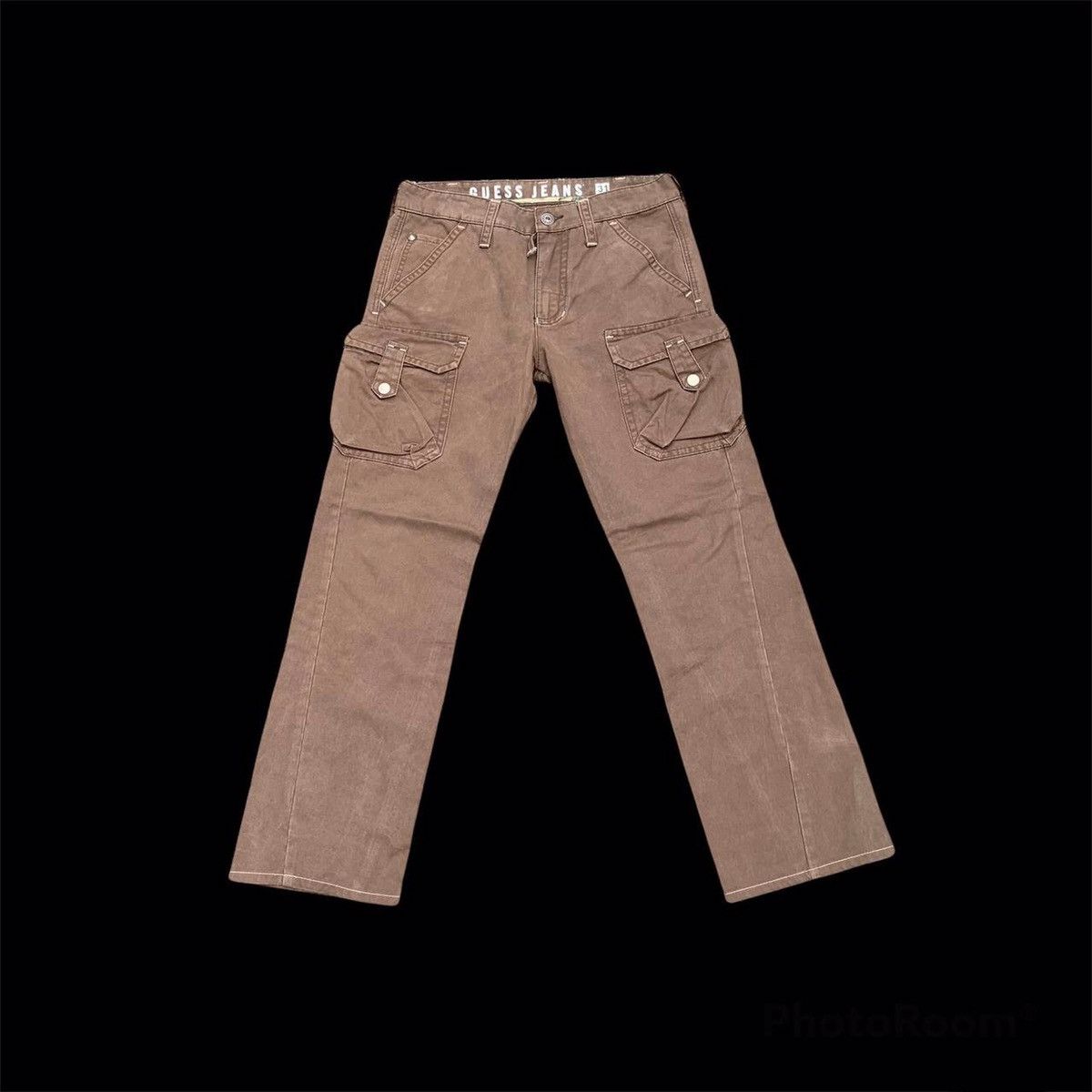 Guess × Vintage Vintage Guess Multi Pocket Utility Tactical Cargo Pants Size US 34 / EU 50 - 1 Thumbnail