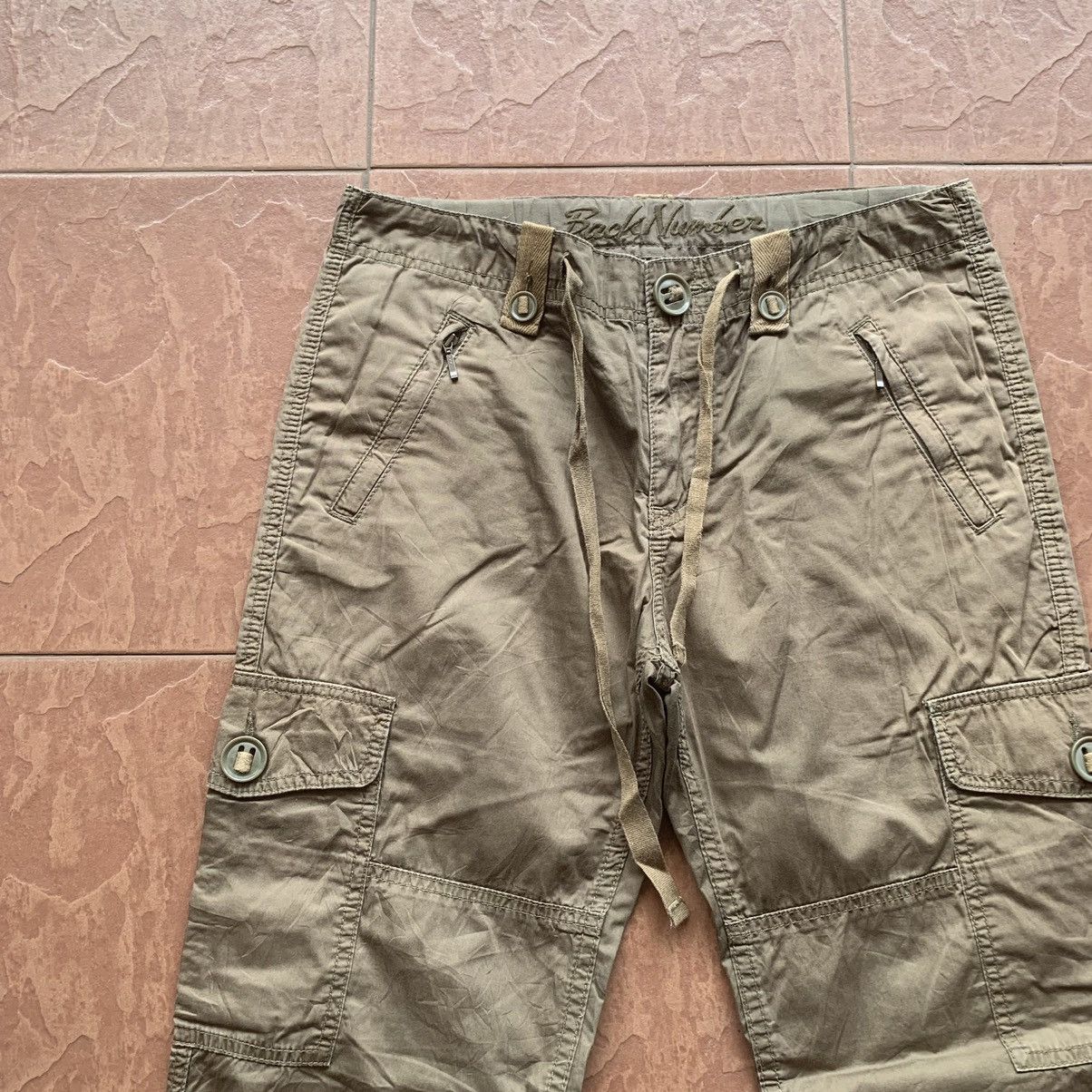 Hunter × Japanese Brand Japanese Trousers Utility Back Number Cargo Wide legs Pants Size US 30 / EU 46 - 4 Thumbnail