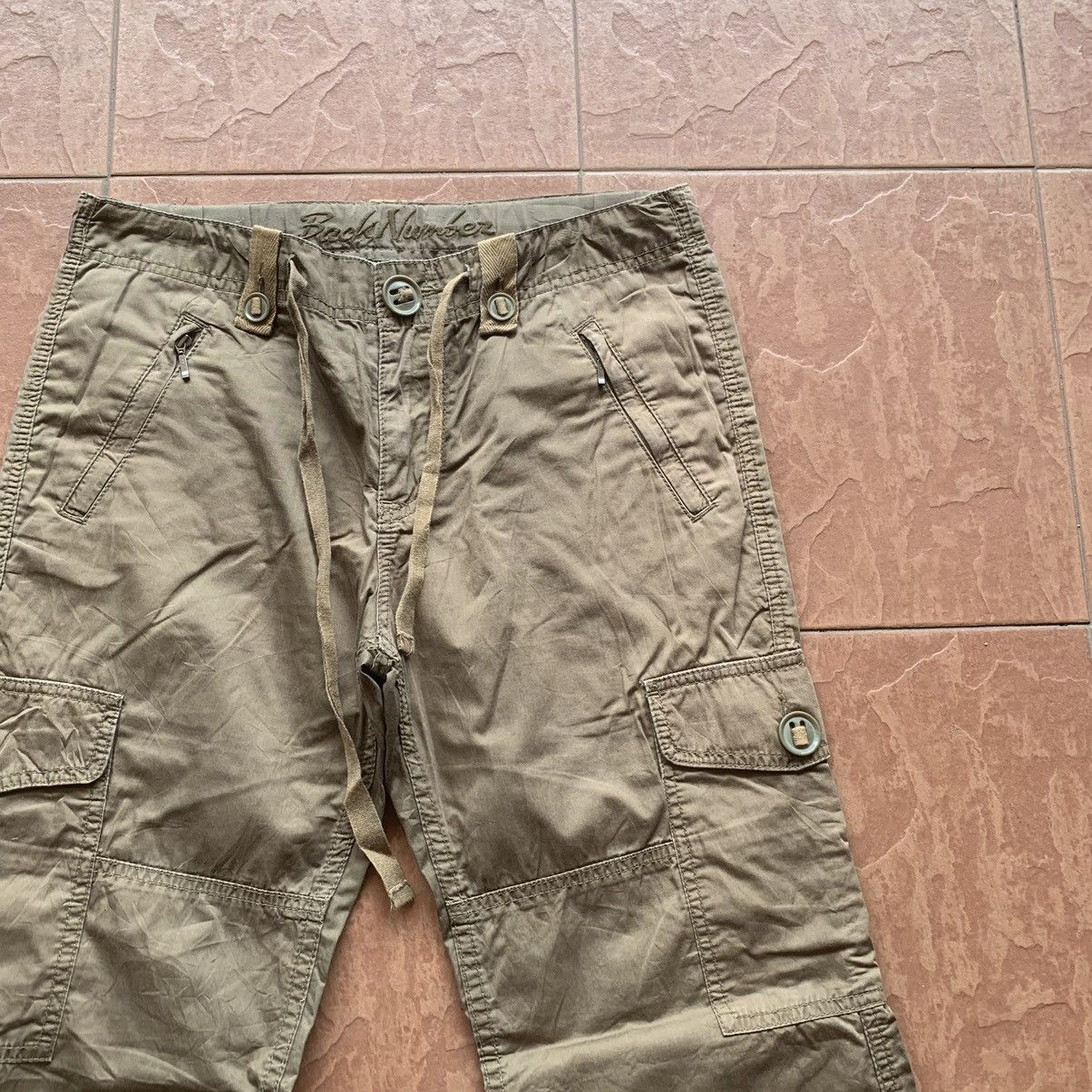 Hunter × Japanese Brand Japanese Trousers Utility Back Number Cargo Wide legs Pants Size US 30 / EU 46 - 5 Thumbnail