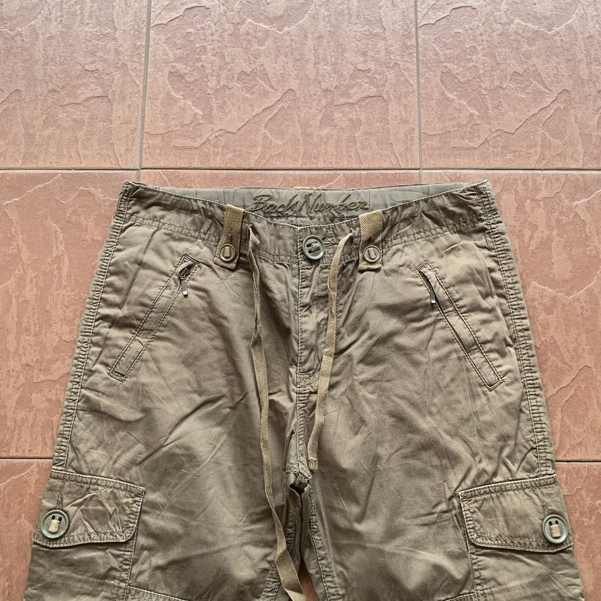 Hunter × Japanese Brand Japanese Trousers Utility Back Number Cargo Wide legs Pants Size US 30 / EU 46 - 2 Thumbnail