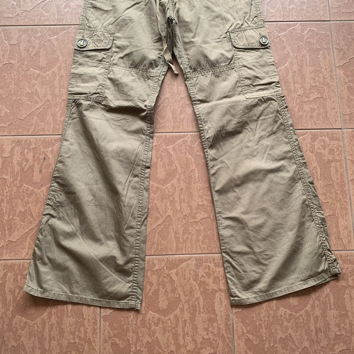 Hunter × Japanese Brand Japanese Trousers Utility Back Number Cargo Wide legs Pants Size US 30 / EU 46 - 3 Thumbnail