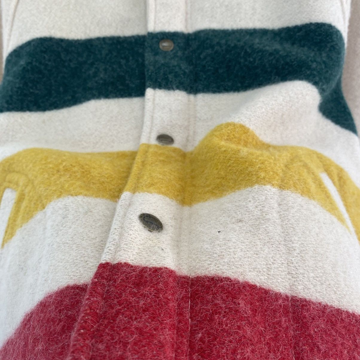 WOOLRICH THREE LAYER COLOUR WOOL HOODIE JACKET