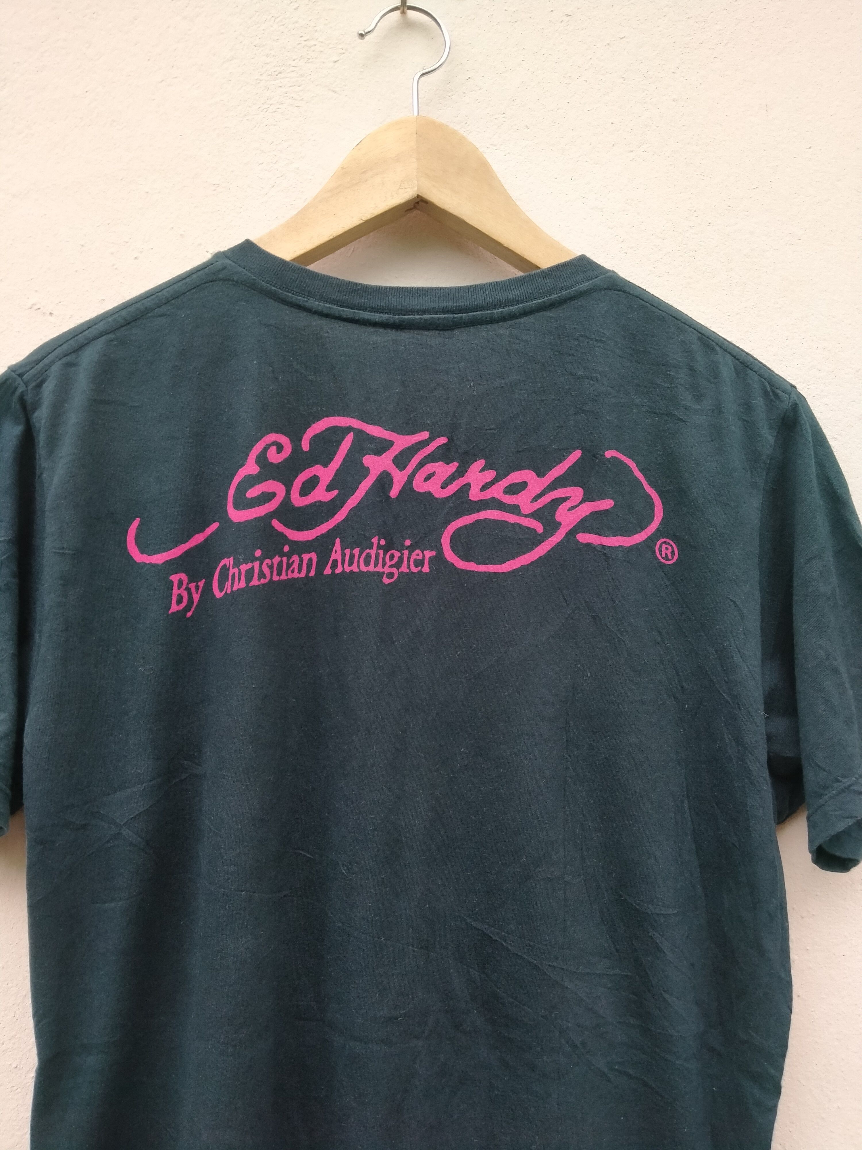 Ed Hardy Vintage 2000 Ed Hardy by Christian Audigier Skull 13 Sword Size US M / EU 48-50 / 2 - 5 Thumbnail