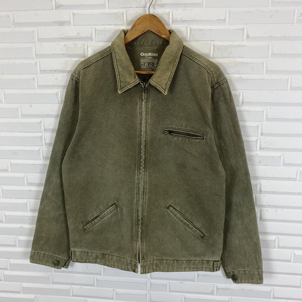 Oshkosh ✨Vtg Oshkosh Classic duck canvas workers jacket Size US L / EU 52-54 / 3 - 4 Thumbnail