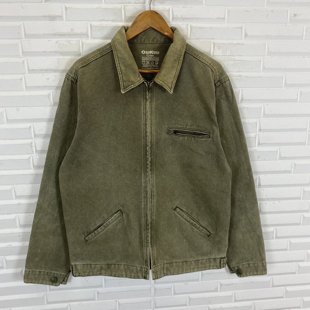 Oshkosh ✨Vtg Oshkosh Classic duck canvas workers jacket Size US L / EU 52-54 / 3 - 3 Thumbnail