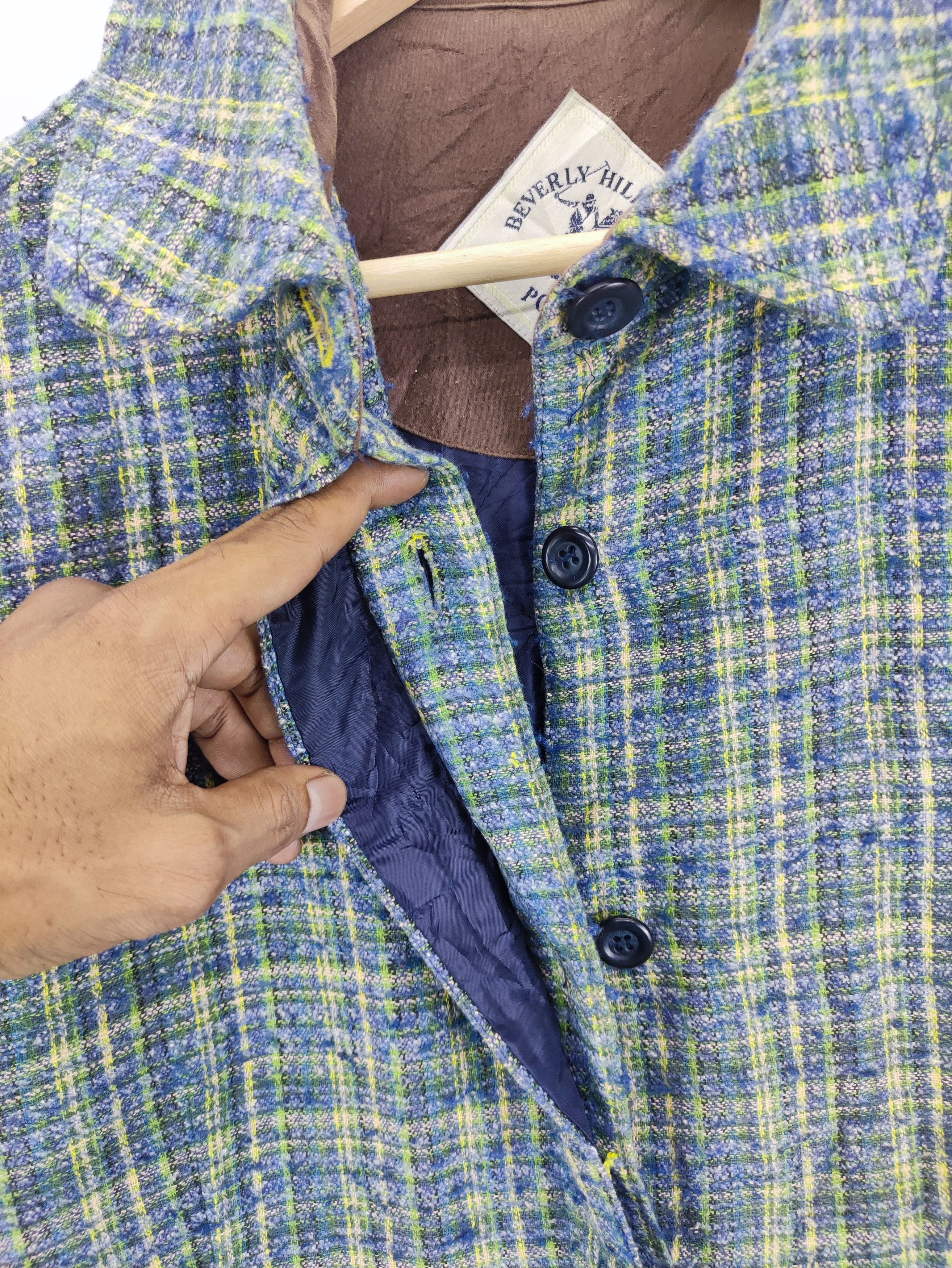 Beverly Hills Polo Club Vintage Beverly Hills Polo Club Checkered Jacket Size US L / EU 52-54 / 3 - 3 Thumbnail