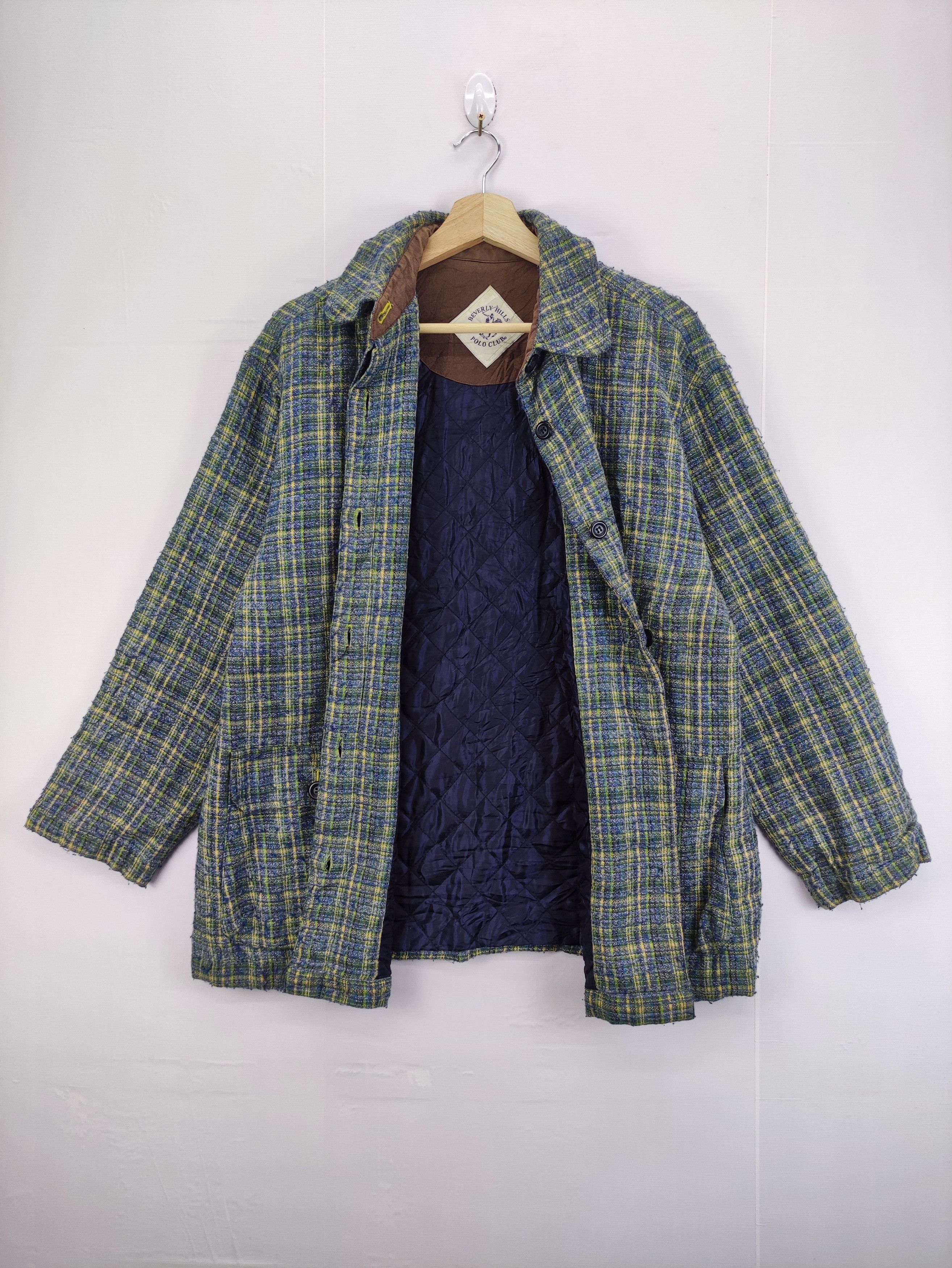 Beverly Hills Polo Club Vintage Beverly Hills Polo Club Checkered Jacket Size US L / EU 52-54 / 3 - 4 Thumbnail
