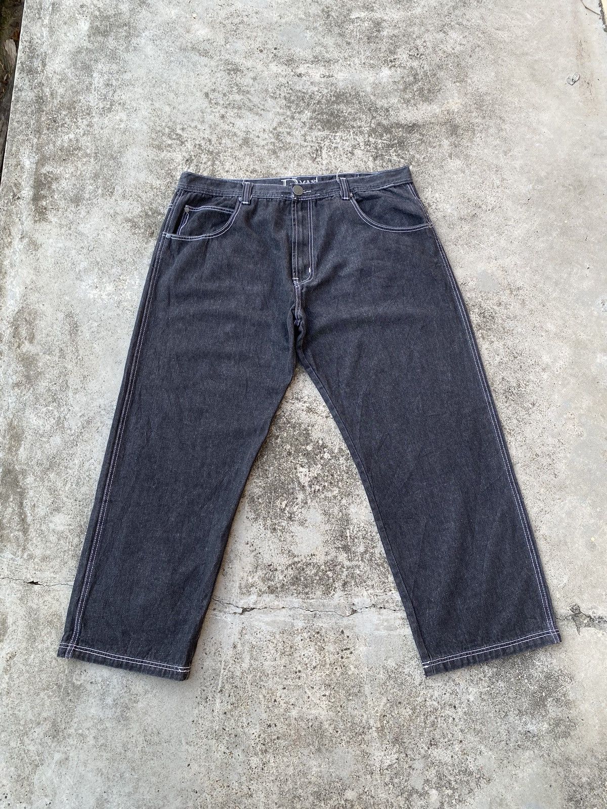 Japanese Brand Steals🔥 Vintage Michel Jordan 23 Printed Baggy Denim Jeans Size US 42 / EU 58 - 2 Thumbnail
