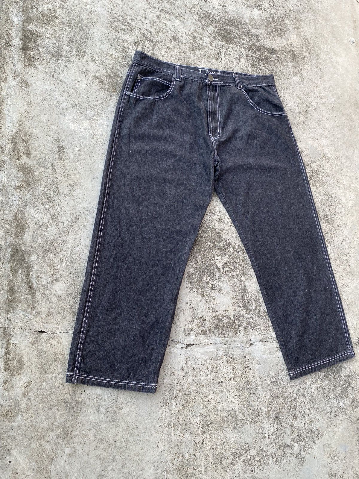 Japanese Brand Steals🔥 Vintage Michel Jordan 23 Printed Baggy Denim Jeans Size US 42 / EU 58 - 6 Thumbnail