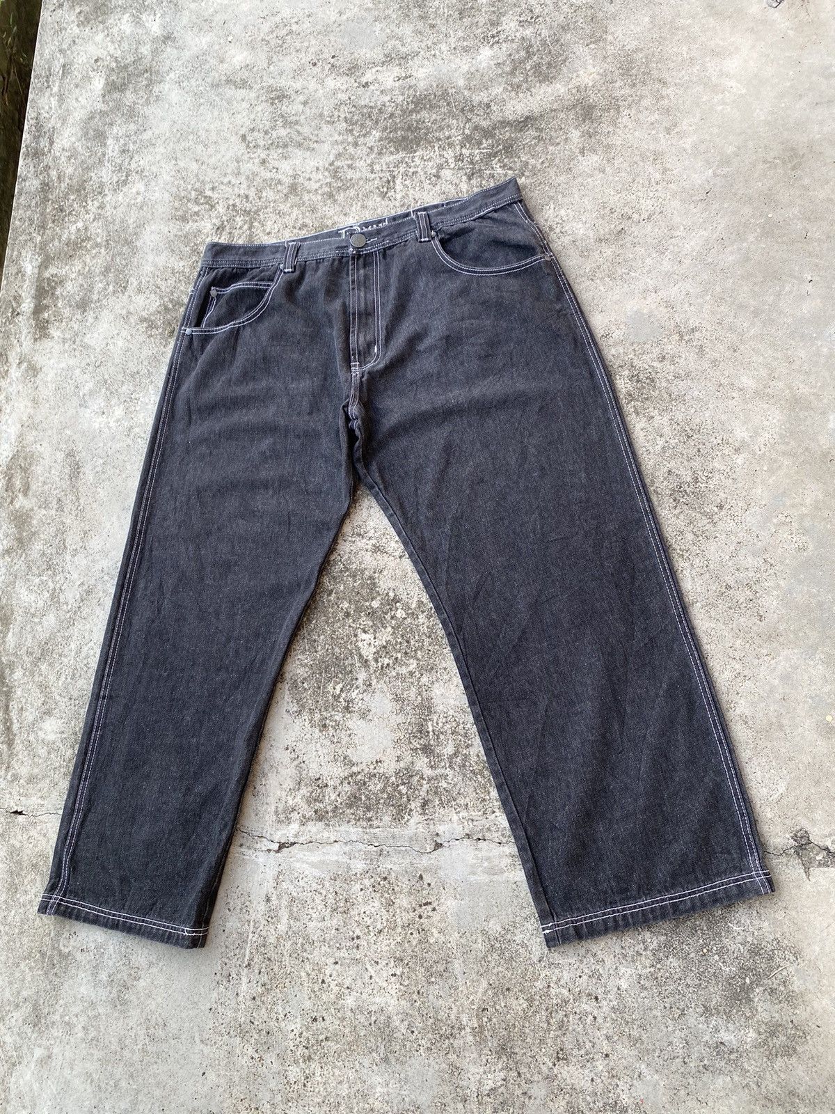 Japanese Brand Steals🔥 Vintage Michel Jordan 23 Printed Baggy Denim Jeans Size US 42 / EU 58 - 7 Thumbnail