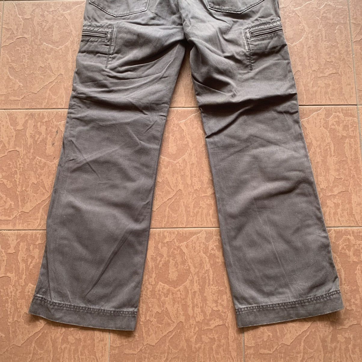 Japanese Brand × Vintage Japanese Vintage Utility Duck Canvas Trousers SunFaded Cargo Size US 30 / EU 46 - 14 Thumbnail